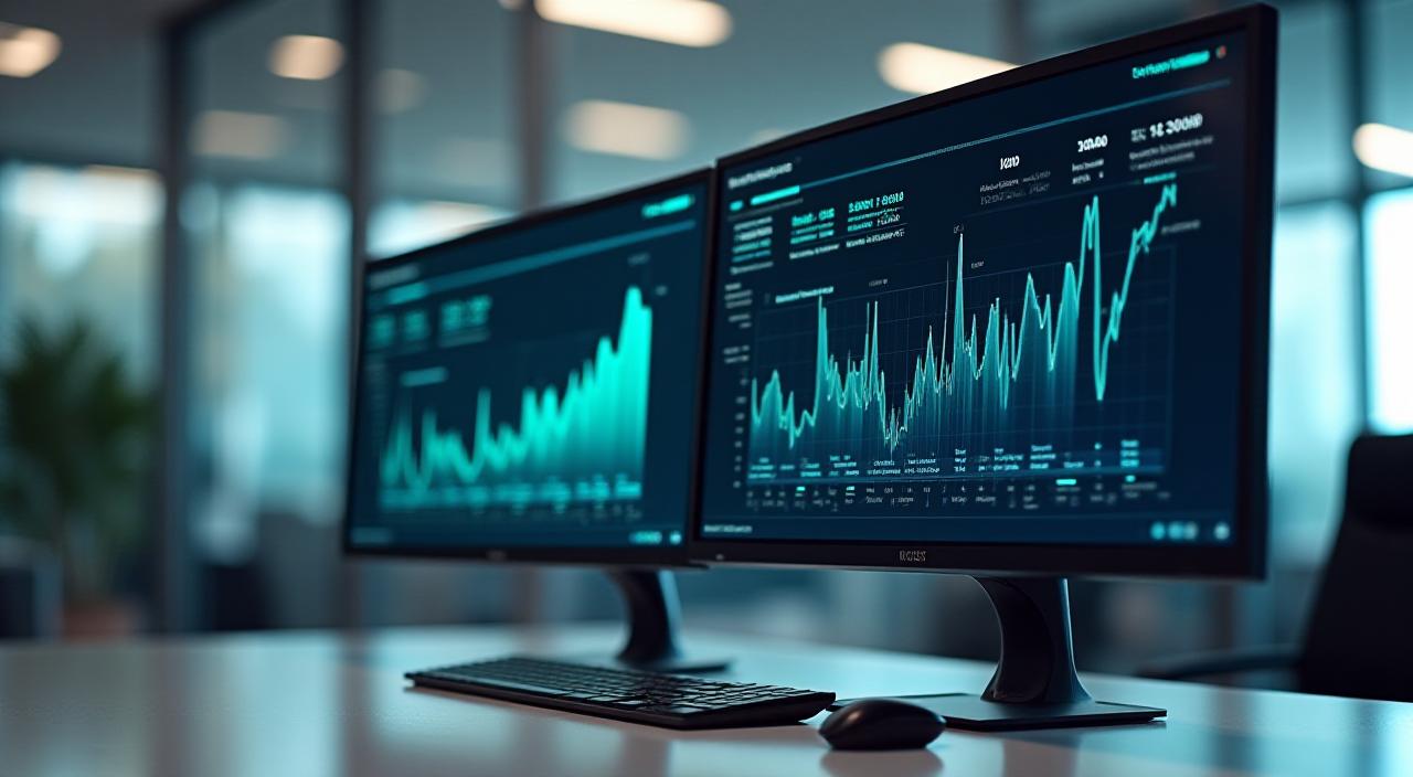 Sophisticated Sales Dashboard showing KPI metrics